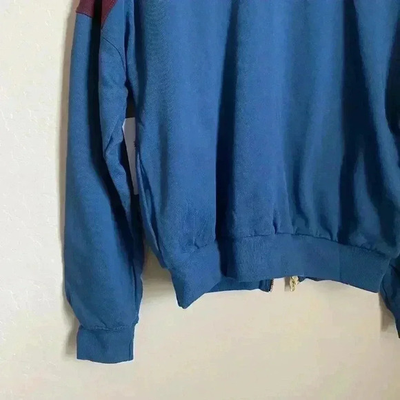 Spiritual Gangster So Fly Blocked Zip Jacket – Navy/Maroon, Size M, NWT - Picture 7 of 10